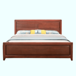Teak Wood Bed Frame - Artistic Carvings