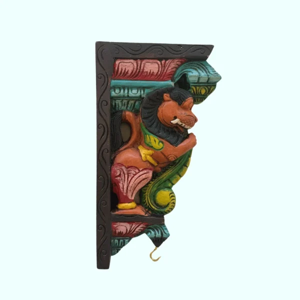 Lion Wooden Wall bracket - 12inch