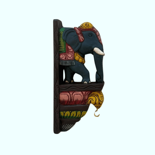 Elephant Wooden Wall bracket - 12 inch