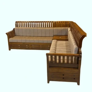 Teak Wood Corner Sofa